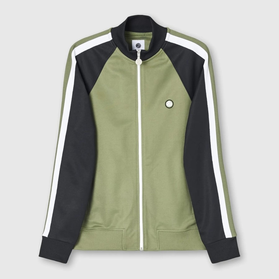 Pretty Green Tilby Colorblock Track Top (สีกากี) Original