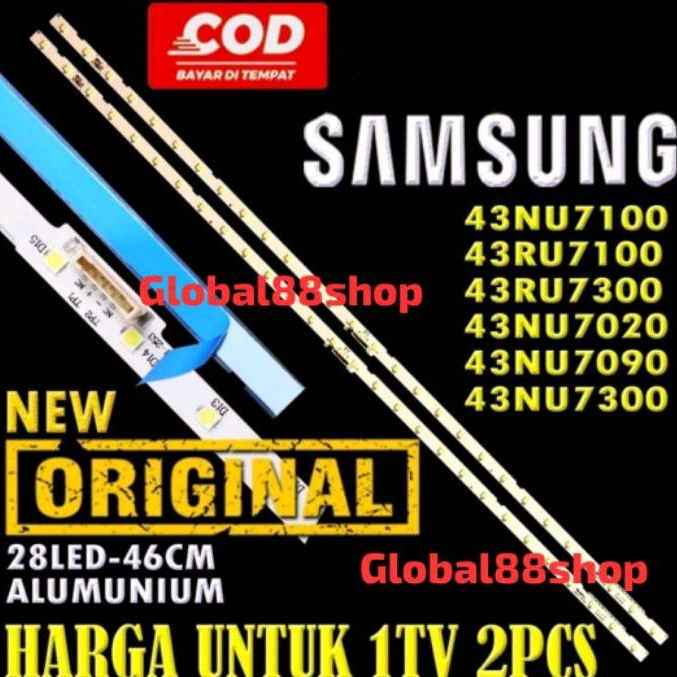 SAMSUNG LED TV BACKLIGHT UA43N5500 UA43NU7100K UA43NU7100 K UA43NU7100AK UA43NU7100 AK UA43NU7090K U