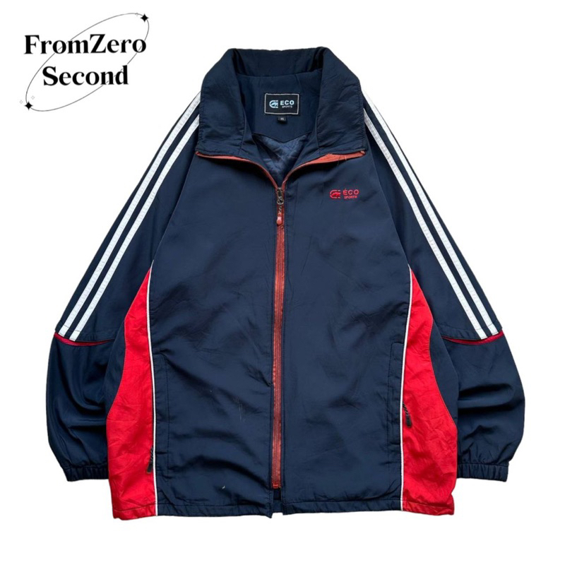 เสื้อกันลม Eco Sport Jacket Vintage Colorblock Unisex