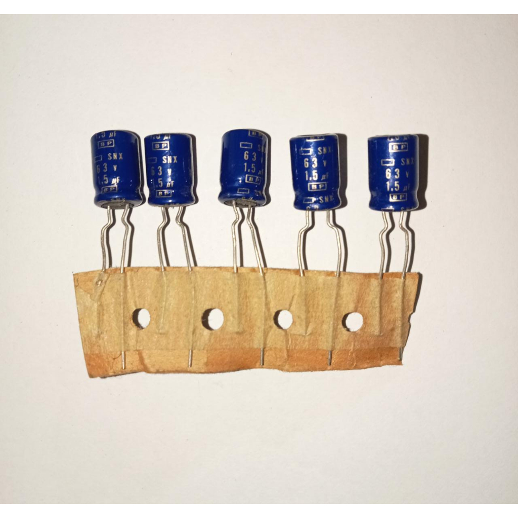 Elko 63v 1.5uf Bipolar / Bp เนื้อหา 20 ชิ้นเดิม