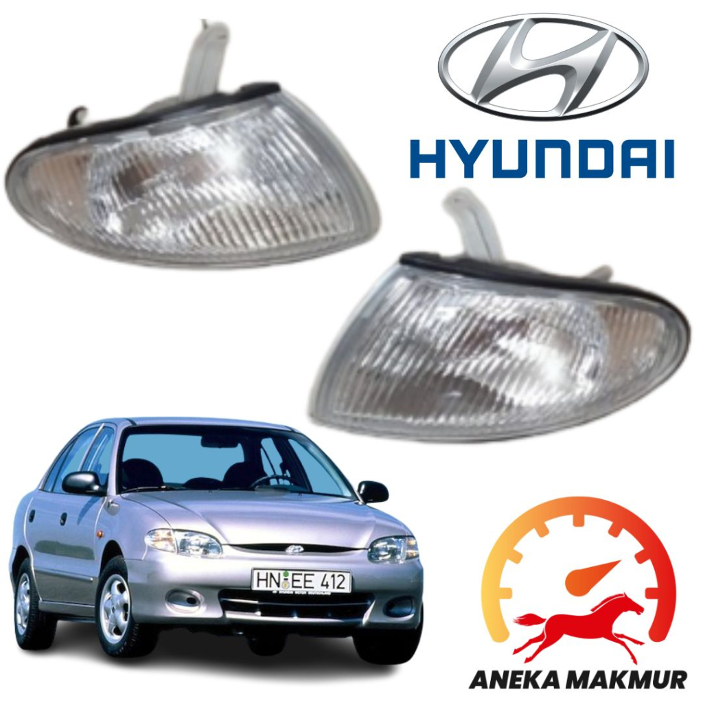 Hyundai Accent 1998 Sen โคมไฟมุมด้านหน้าโคมไฟ Hyundai Accent 1998 Sen Reting Hyundai Accent 1998