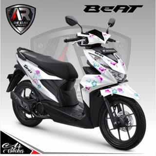 สติกเกอร์รูปลอก แบบเต็มตัว BEAT FI NEW 2020 2023 Deluxe STREET - Dekal Sticker BEAT STREET 2020 2023 D5 013