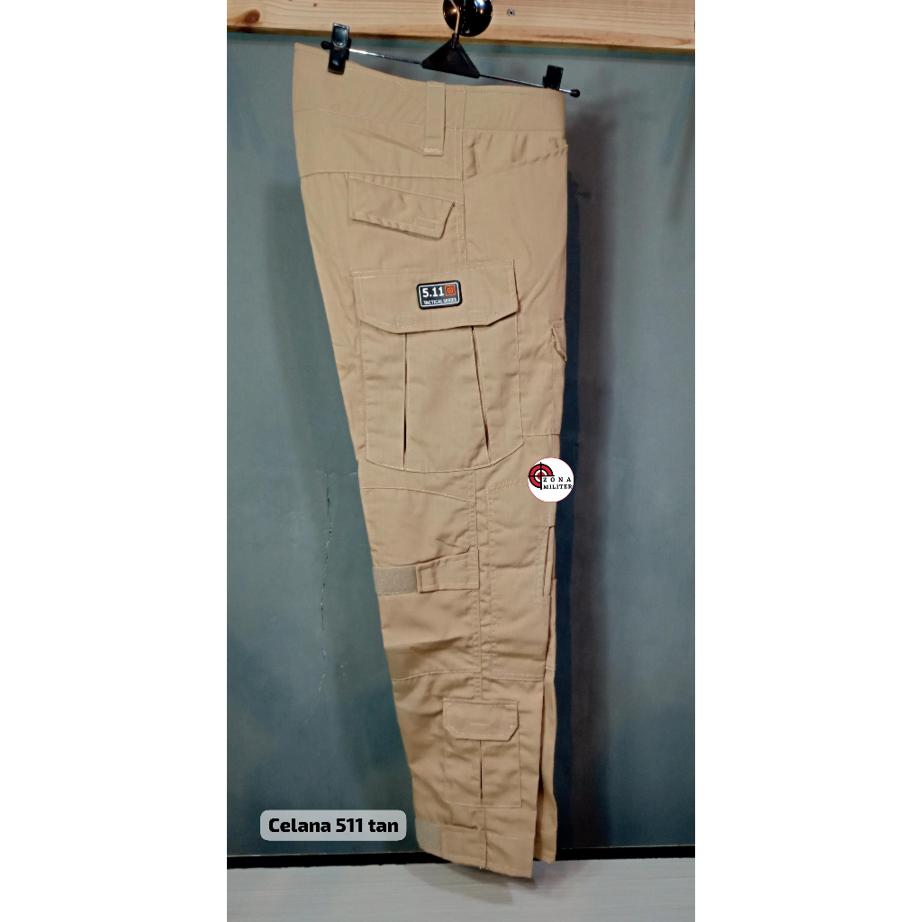 Long 511 Tactical pants - สีครีม กางเกงคาร์โก้สีแทน