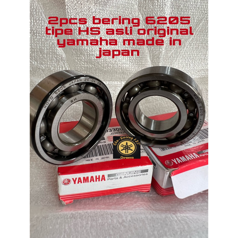 2PCS BERING HS 6205 KRUK AS F1ZR ORIGINAL YAMAHA MADE IN JAPAN