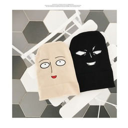 Beannie - Saitama / Black Villain - Braided Beannie - Beanie Hat - Beanie Cap