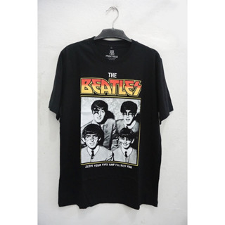 เสื้อยืด พิมพ์ลาย The BEATLES KISS