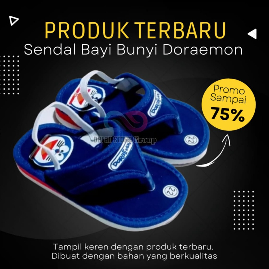 รองเท้าแตะ Baby Doraemon มีเสียง Cecit สําหรับเด็กอายุ 2 ปี
