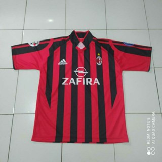 เสื้อกีฬาแขนสั้น ลายทีม AC MILAN 2005