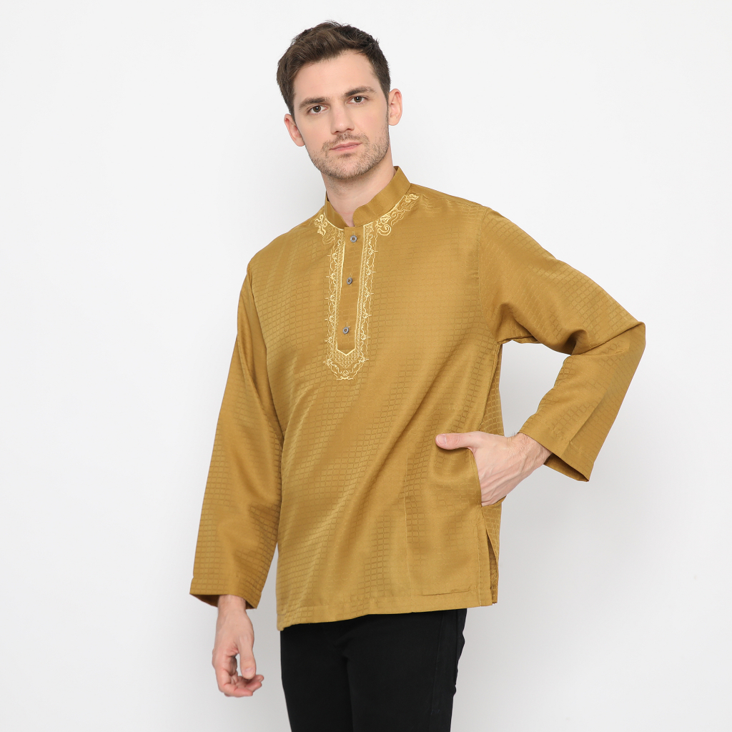 เสื้อเชิ้ต Latzan MUNIR CAMEL LONG SLEEVED KOKO