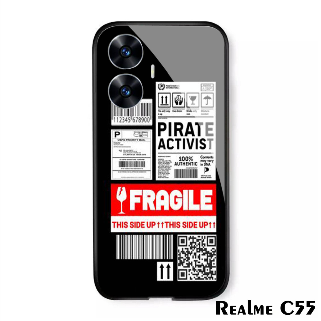 Softcase Glass [S33] REALME C55 - เคสป้องกัน - REALME C55 - ฟิล์มกันรอยมือถือ - REALME C55