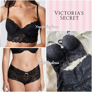 Victorias Secret กางเกงชั้นใน ลูกไม้ สีดํา แก้ม สําหรับผู้หญิง สบาย กางเกงในฮิปสเตอร์ ต้นฉบับ sisa ส่งออก ลูกไม้ ผ้า ใส่สบาย เซ็กซี่ ไร้รอยต่อ ไม่มีกางเกงชั้นใน กล่องสั้น เด็กผู้ชาย สั้น