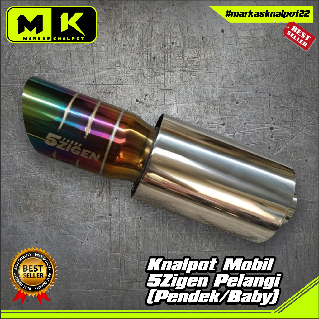5Zigen Rainbow Car Racing Exhaust เชื่อมอาร์กอน Ccing (สั้น/เบบี้) ไอเสียคุณภาพ