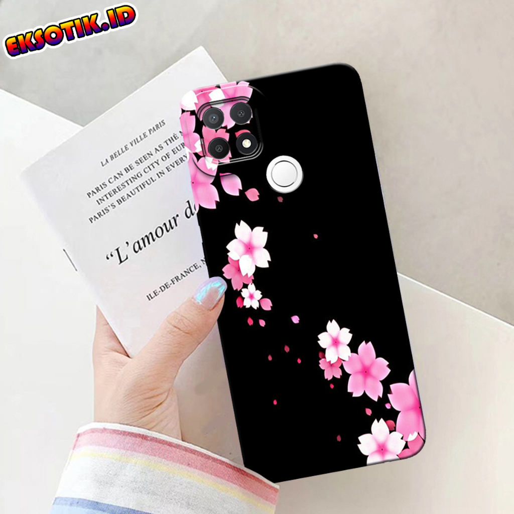 เคส HP OPPO A15 - Eksotik.id - เคส OPPO A15 - เคสดอกไม้ - ผิวโทรศัพท์มือถือ - OPPO A15 ซิลิโคน - ปลอ