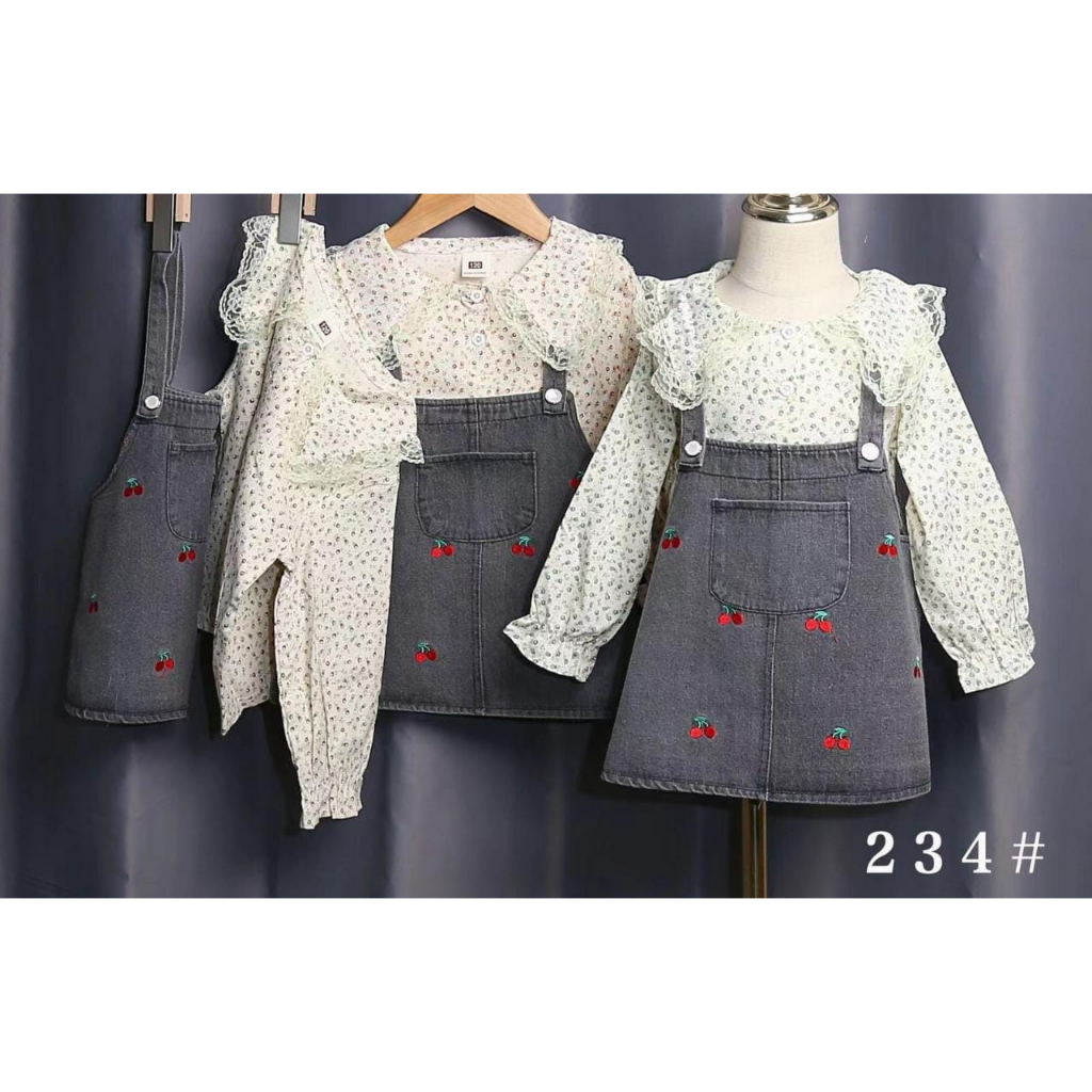 GUPTA OVERALL SET/ชุดเด็กผู้หญิงนําเข้า AGES 2-7 ปี