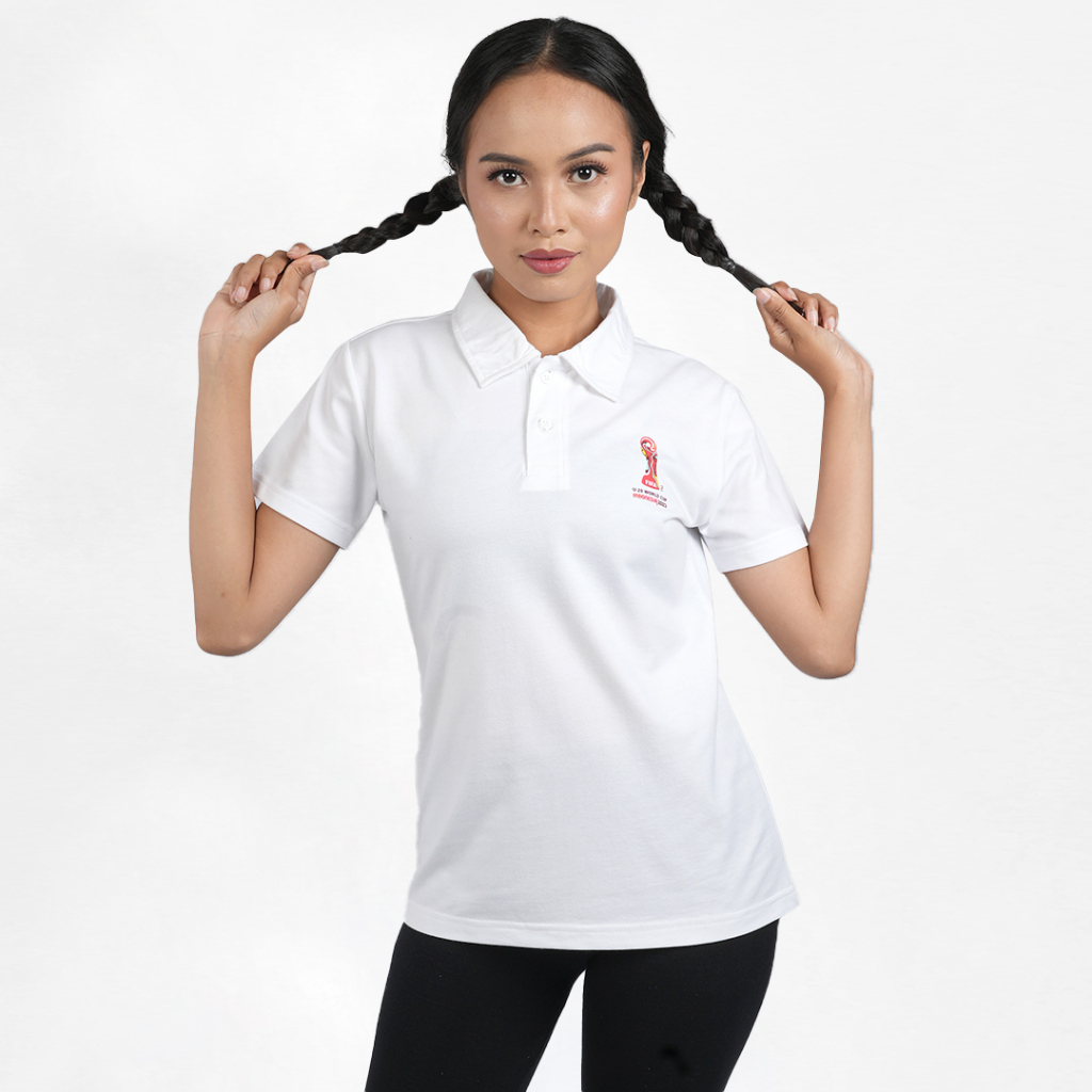 Juaraga เสื้อโปโลผู้หญิง - Kick Off - สีขาว