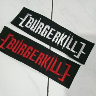 Burgetkill แผ่นแปะหลัง ปักลาย สําหรับเขียน