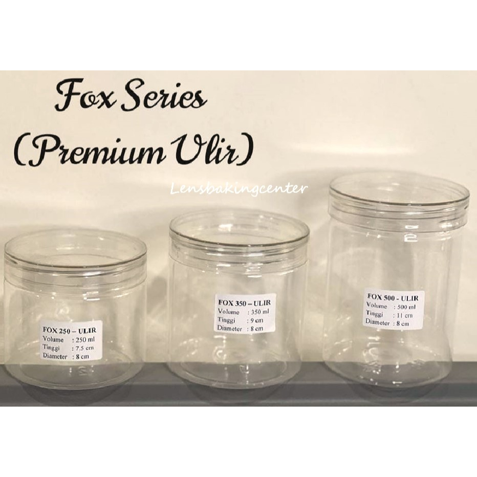 IPC FOX ขวดพลาสติก PET พรีเมี่ยม / กระบอกขนม / เค้กสกรู 250ml / 250 ml / 350ml / 350 ml