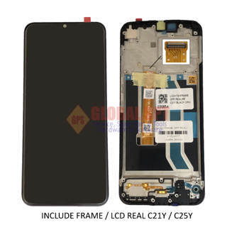 กรอบหน้าจอสัมผัส LCD สําหรับ REALME C21Y C25Y