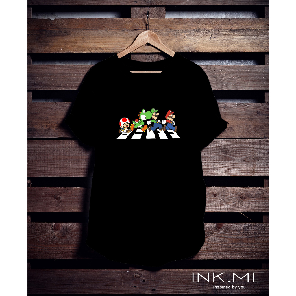 เสื้อยืด MARIO CROSSING / ABBEY ROAD MARIO TSHIRT