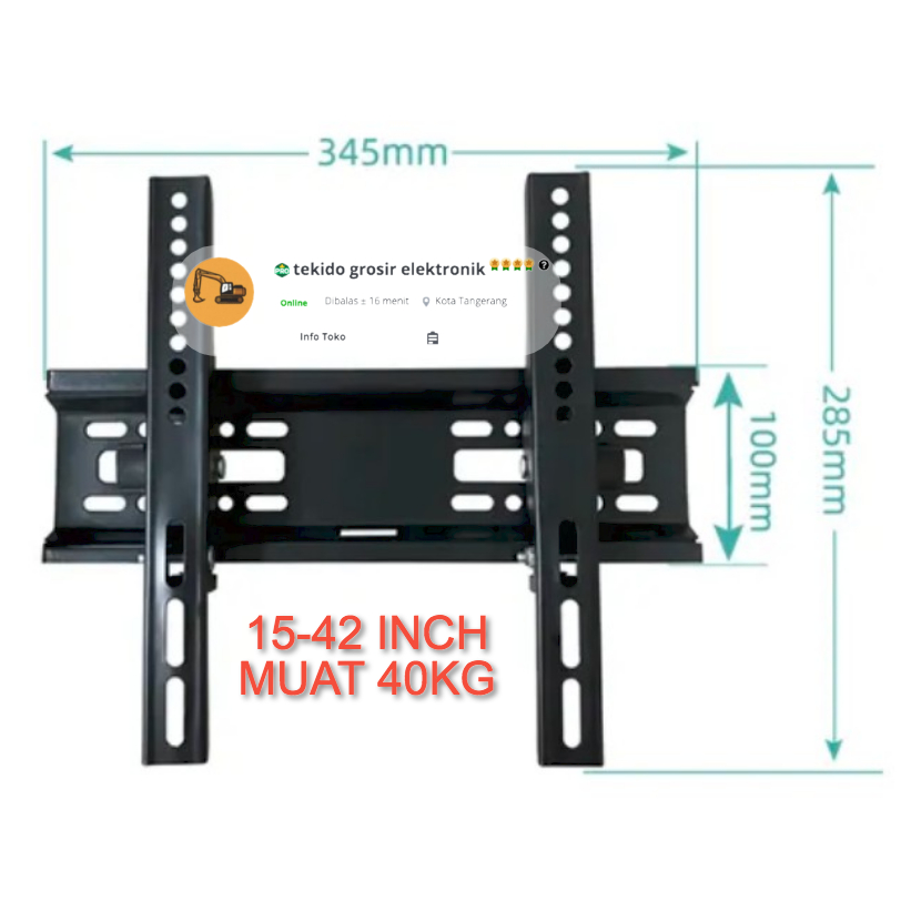 ขายึดทีวี LED 15 นิ้ว - 32 นิ้ว LED TV Bracket