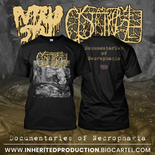 เสื้อยืด ลาย Cystgurgle DOCUMENTARIES OF NECROPHAGIA