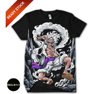 เสื้อยืด พิมพ์ลายการ์ตูน One Piece Gear Fourth 3 มิติ สไตล์ญี่ปุ่น REG-R111