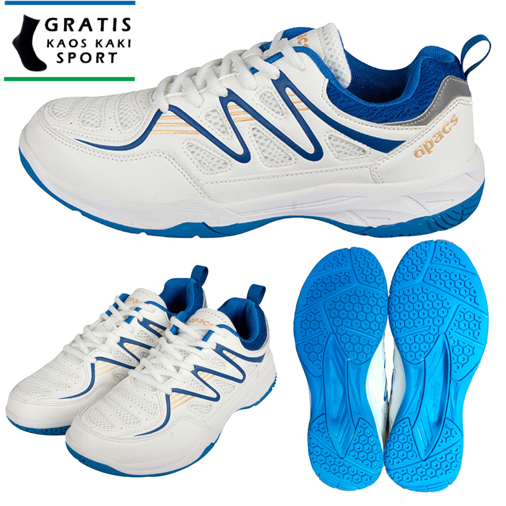 Apacs CP 250 XY Original Apacs CP250 รองเท้าแบดมินตัน - รองเท้าแบดมินตัน Apacs สีขาว