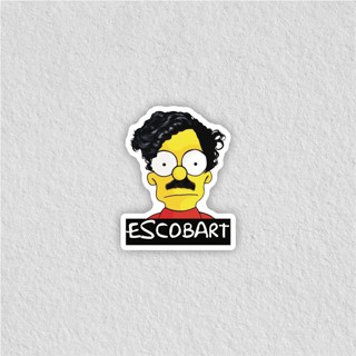 สติกเกอร์โลโก้ Escobart distro