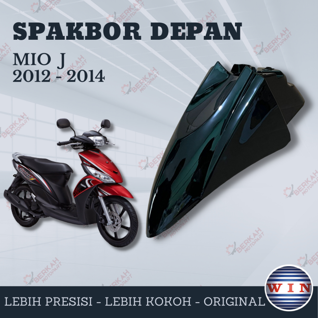 WIN - บังโคลนหน้า Mio J GT 2012 2013 2014 54P สีดํา