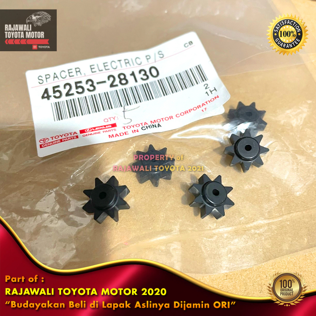 Electric Motor Spacer คอพวงมาลัย Alphard Vellfire, Camry, Voxy, Noah Gear พวงมาลัยสีดําขนาดเล็ก EPS 