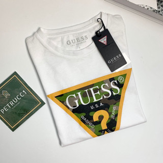 Guess Army Camo เสื้อยืด แบรนด์นําเข้า พรีเมี่ยม 1:1