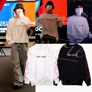 เสื้อยืดแขนยาว มีฮู้ด ลาย JIMIN SUGA D-DAY CONCERT SOLO TOUR 2023 SWEATER AGUSTD YOONGI D DAY KPOP FASHION BTS OUTFIT BANGTAN STYLE BT21 ARMY August D NOBAR CONCERT