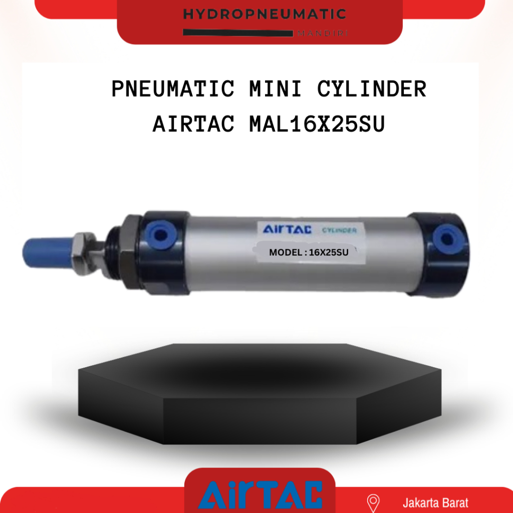 PNEUMATIC MINI CYLINDER AIRTAC MAL-16X25SU / MAL-16X25-U