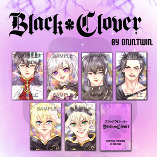 โฟโต้การ์ด สีดํา โดยพวงกุญแจโคลเวอร์ onintwin / black