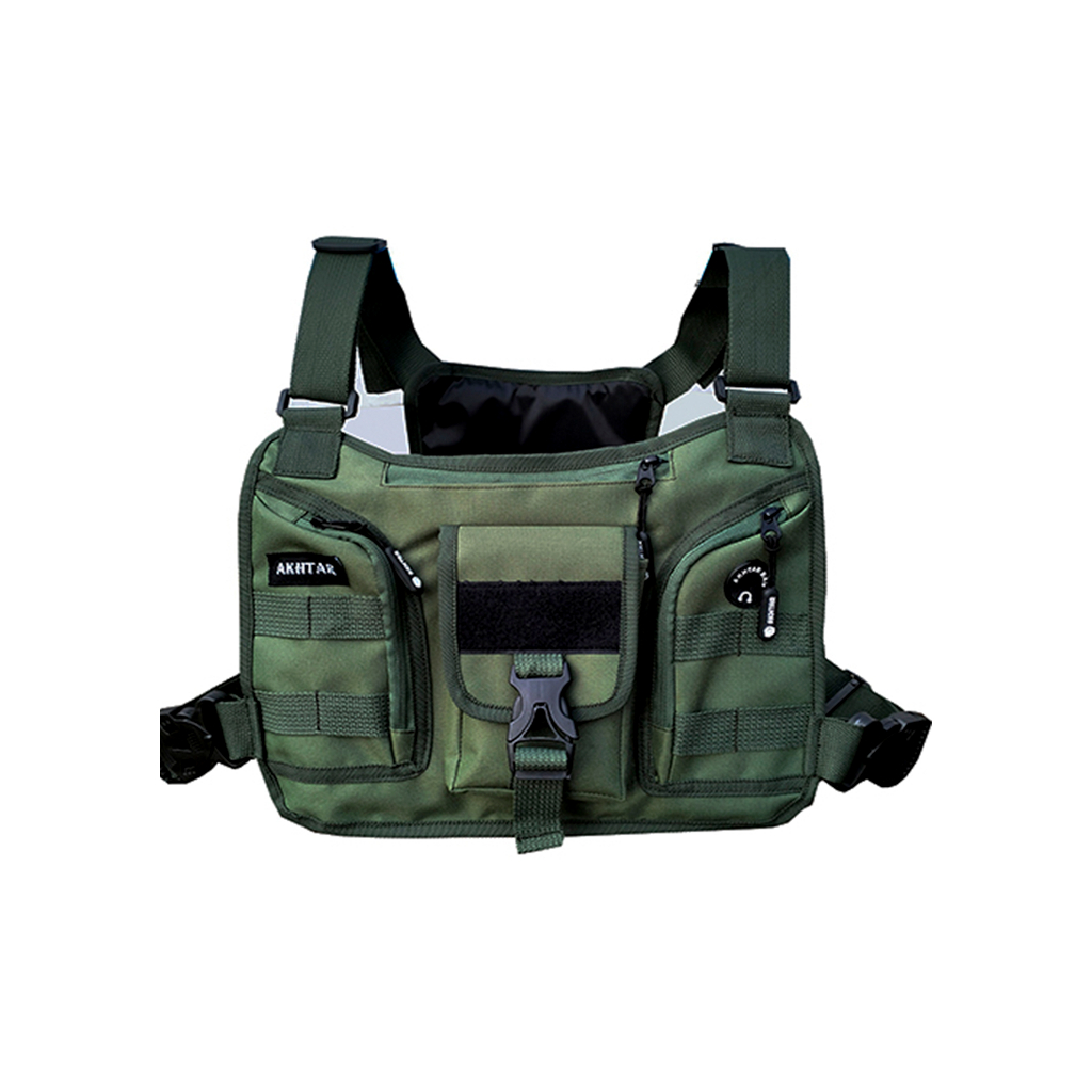 กระเป๋าคาดหน้าอก Mens CHEST BAG TACTICAL RIG BAG OUTDOOR