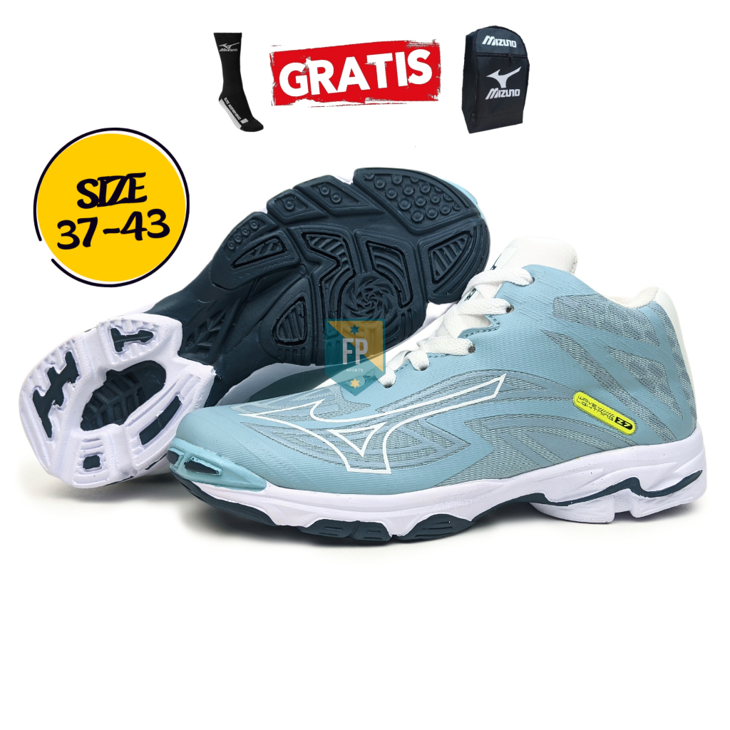 Poli mizuno wlz 7 รองเท้าวอลเลย์บอลชายรองเท้าวอลเลย์บอลมืออาชีพ Wave lightning z7 รองเท้าวอลเลย์บอลผ