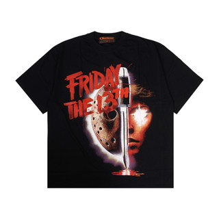 เสื้อยืด ลาย Kkontener FREDDY JASON สีดํา