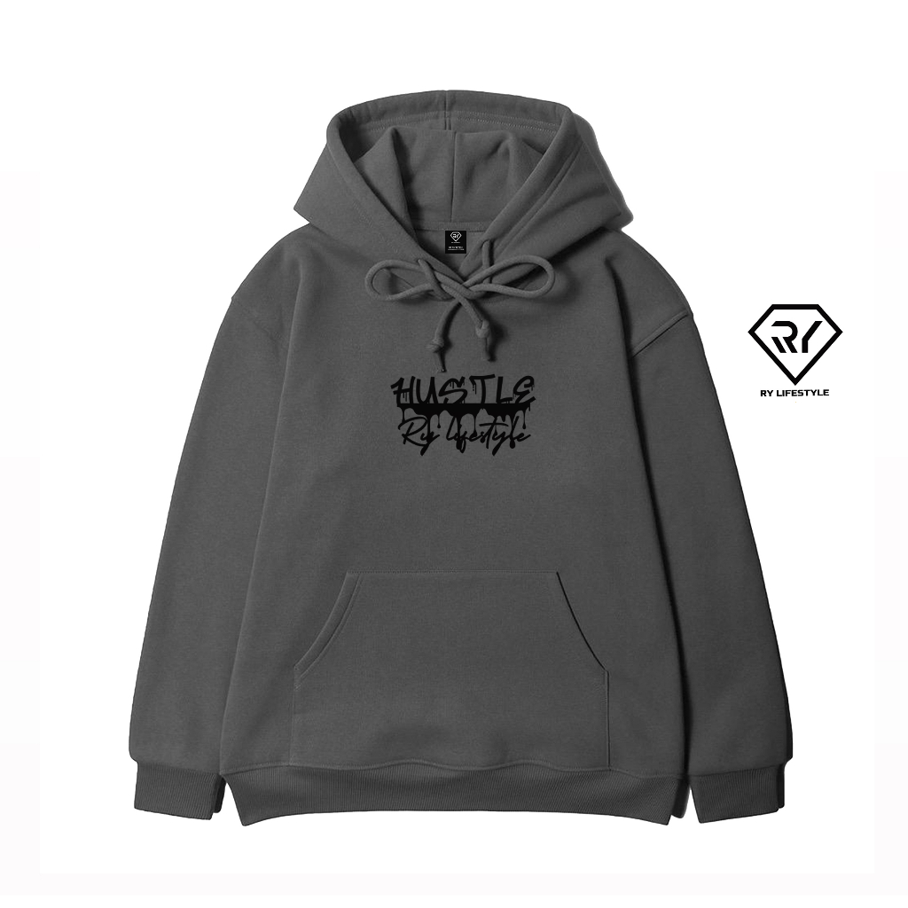 Ry Lifestyle Hoodie Shirt Ry Hustle Black Simple Hoodie Shirt Hustle Ry