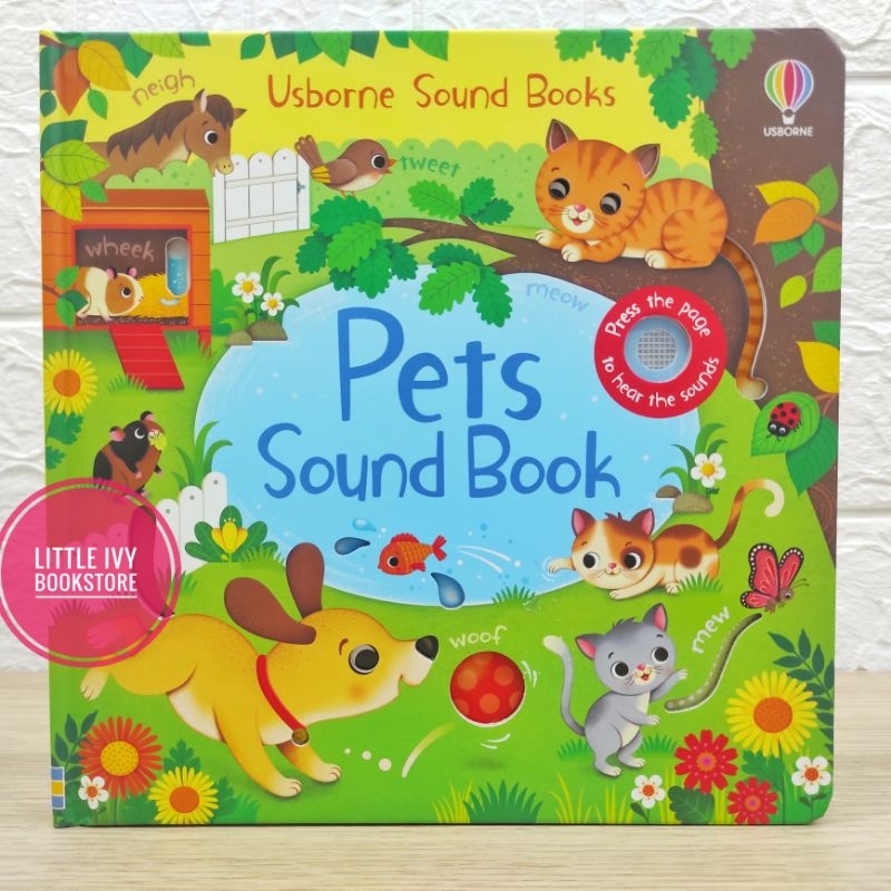 (ORI) หนังสือเสียง Usborne Pets หนังสือเด็กนําเข้า