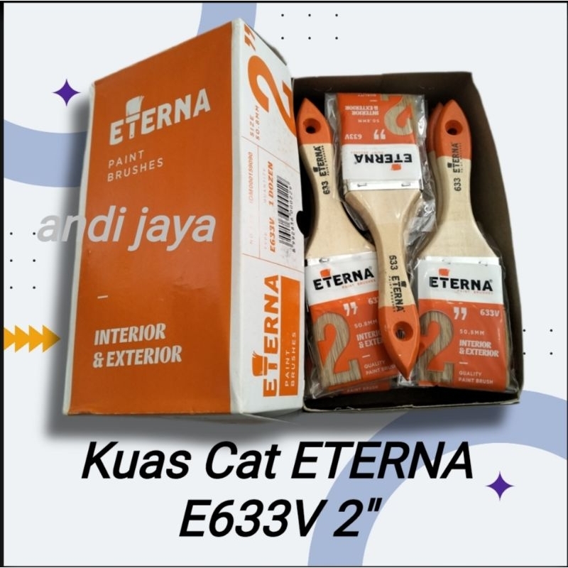 ETERNA E633V 2" แปรงทาสี / แปรงทาสี ETERNA / แปรงวาดภาพ