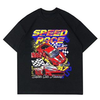 เสื้อยืด ลาย Nascar VINTAGE RACE | เสื้อยืด Nascar RUMBLE BLACK | เสื้อเชิ้ต สีดํา ลายรถแข่ง