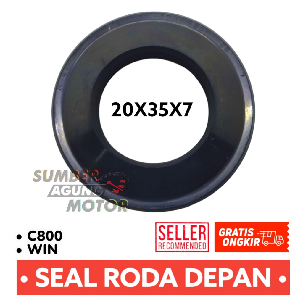 ซีลล้อ FRONT DRUM SEAL 20X35X7 HONDA WIN c800