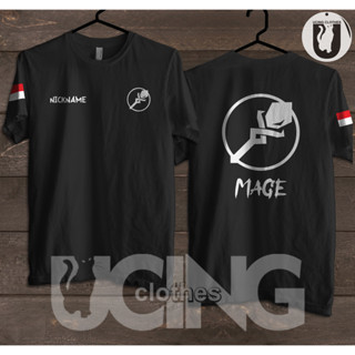 เสื้อเชิ้ต พิมพ์ลาย Nickname You Game Mlbb Hero Mage Role สําหรับผู้ชาย