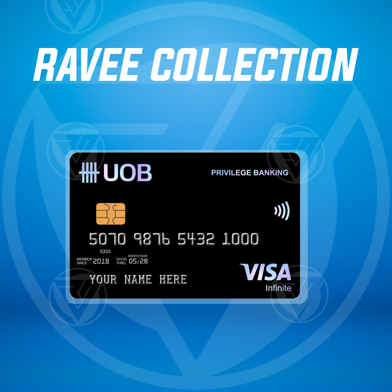 [PREMIUM] สติ๊กเกอร์ ATM UOB Privilege แบบกําหนดเอง