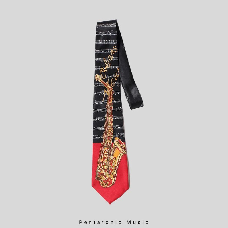 เครื่องเล่นแซ็กโซโฟน Tie Music Trinkets ของขวัญ Pentatonic Music