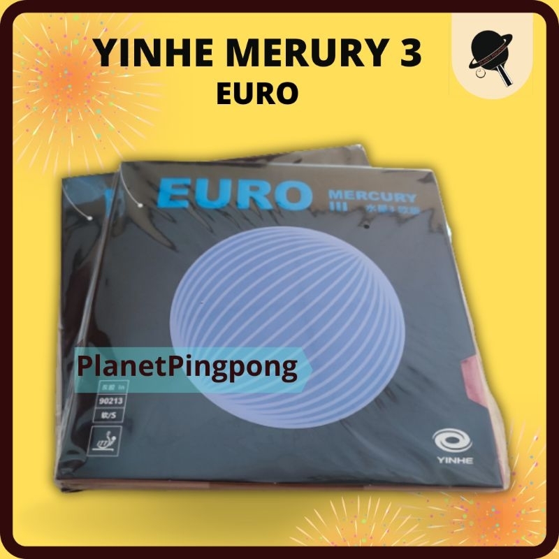 Yinhe Mercury III Euro 3 Rubber Best Table Tennis Ping Pong Bat Rubber