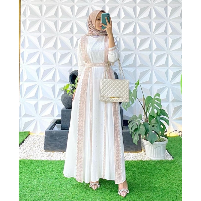 ABAYA LD106 SZ M/120 SZ XL PB140/ TURKISH ABAYA BY ARUMI FASHION NOT BUSUI BHN CERUTY