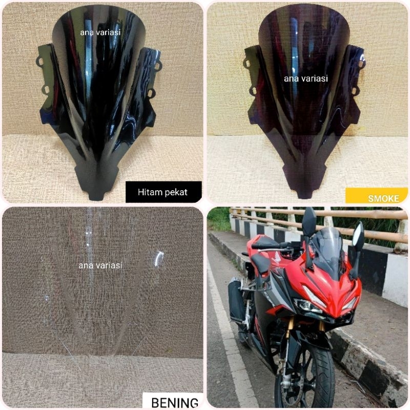 Honda CBR 150 K45R กระจกบังลม cbr150r กระบังหน้ารถจักรยานยนต์ cbr150 r กระจกบังลม Honda CBR 150r k45