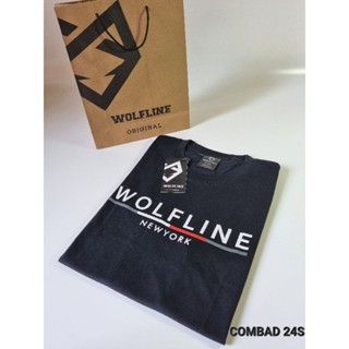 เสื้อยืด ผ้าฝ้าย พิมพ์ลาย Wolfline 13 Tiedye 24s พรีเมี่ยม สําหรับผู้ชาย