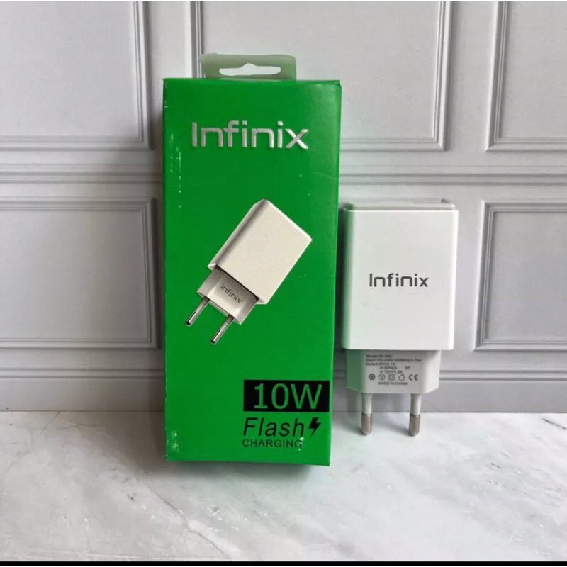 อะแดปเตอร์ INFINIX 10W FLASH CHARGING CHARGER HEAD INFINIX BATOK INFINIX อะแดปเตอร์ INFINIX